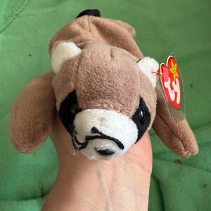 Ty Tan and Black Plush Ferret